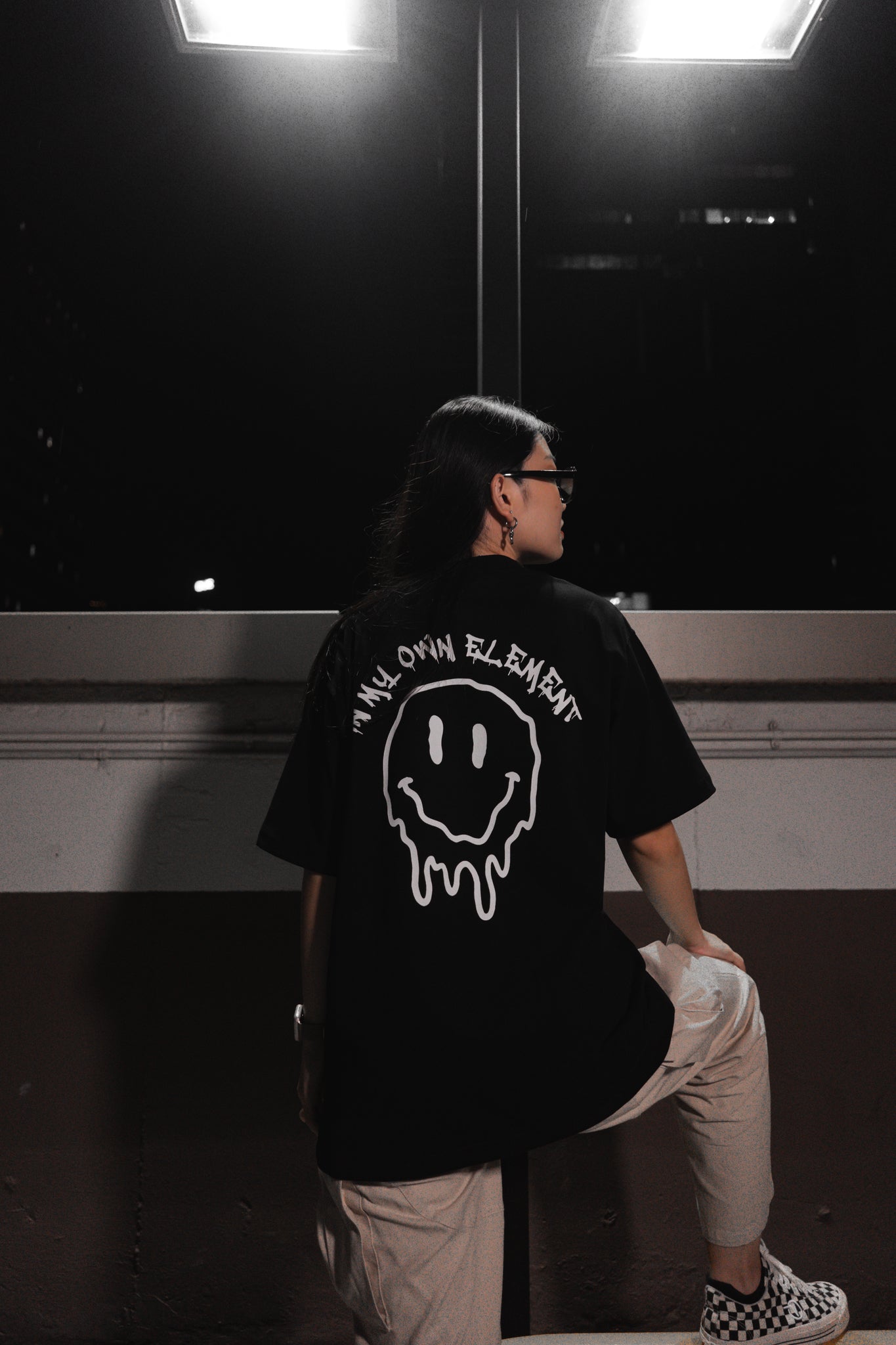 element oversized tee (black)