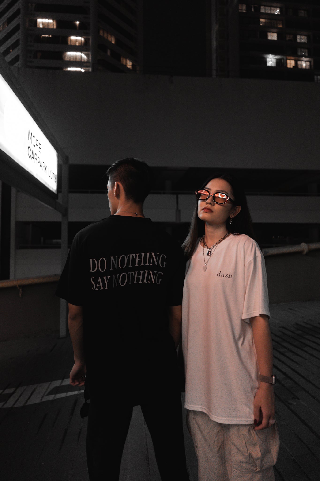 dnsn. classic oversized tee (white)