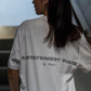 statement piece oversized tee (white)