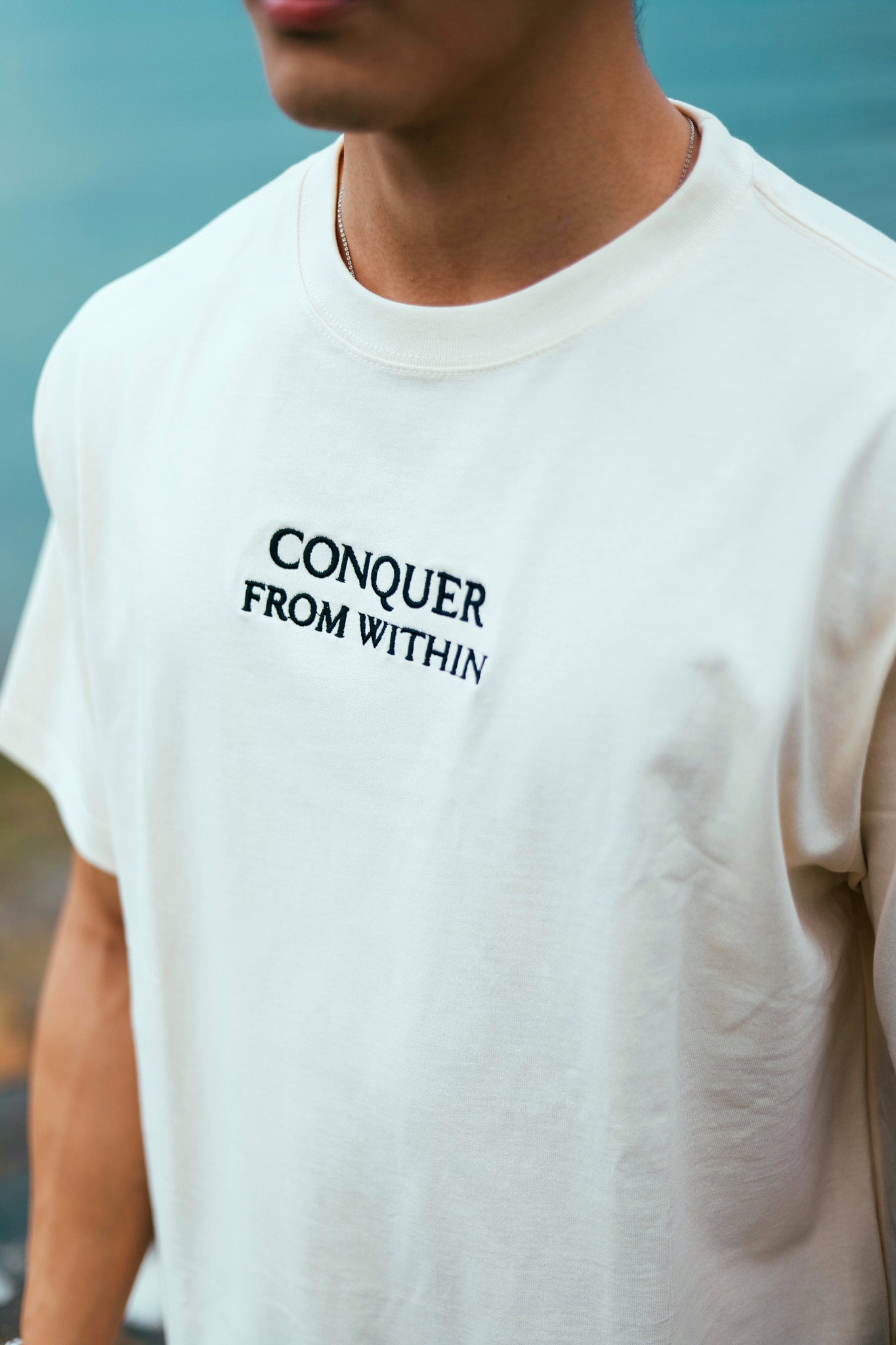 conquer oversized tee