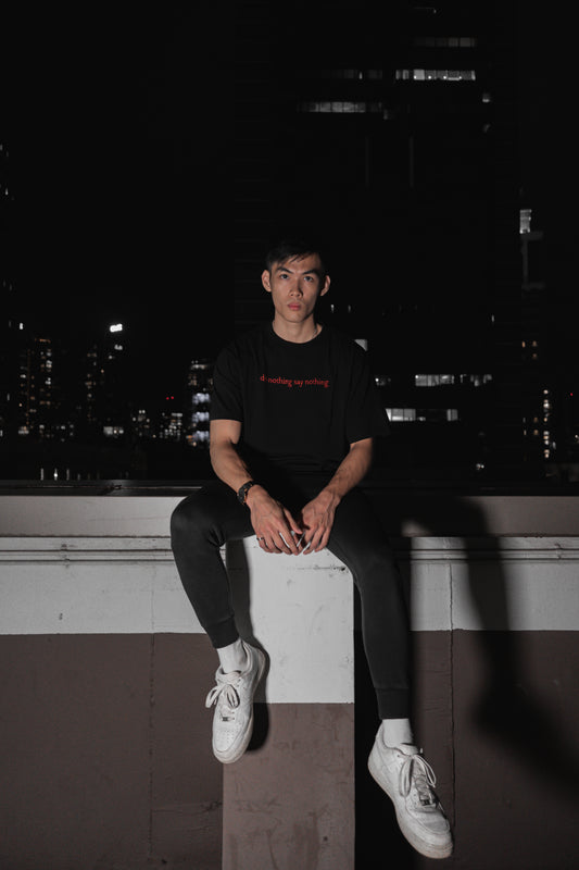 element oversized tee (black)