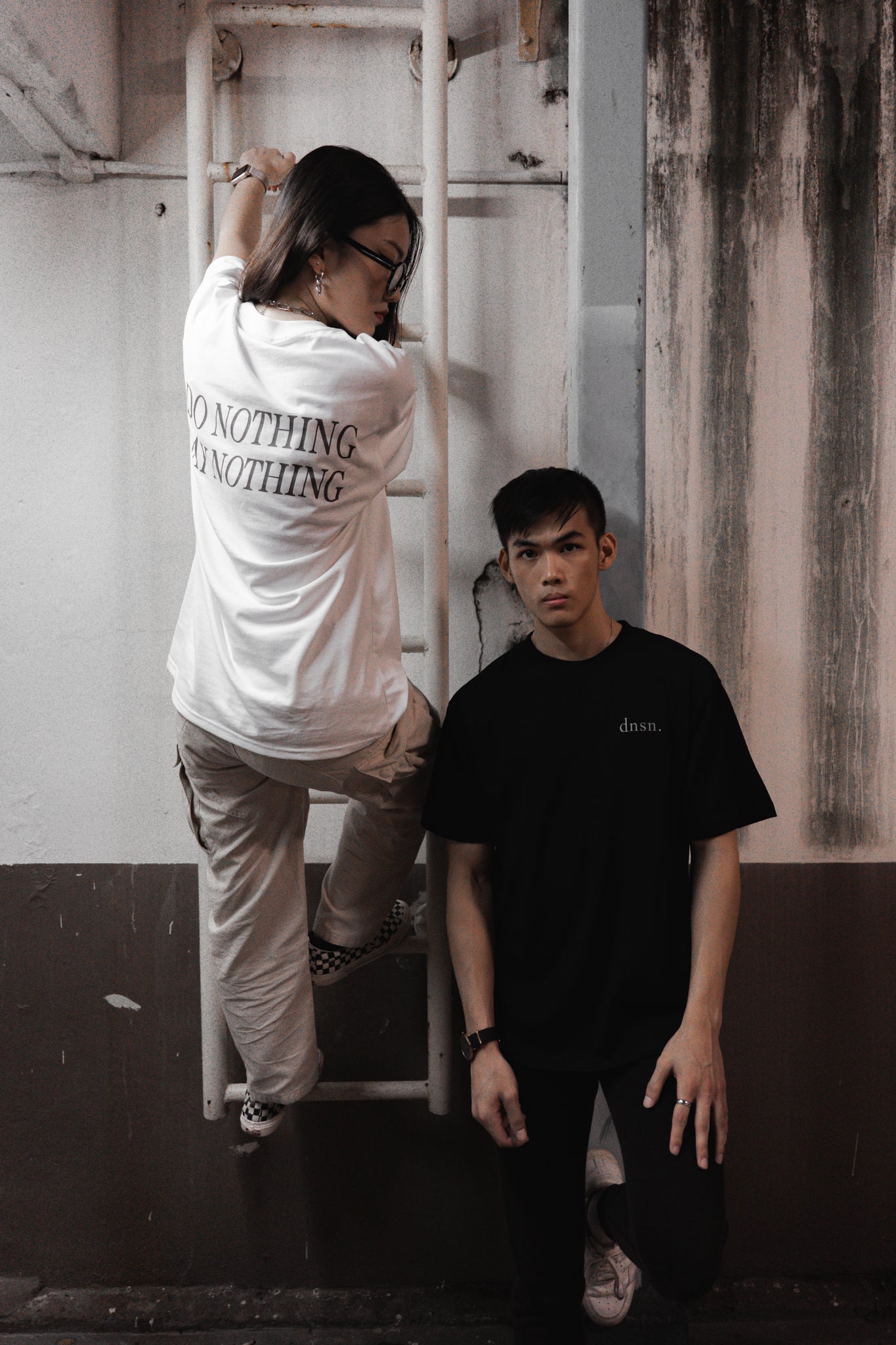 dnsn. classic oversized tee (black)