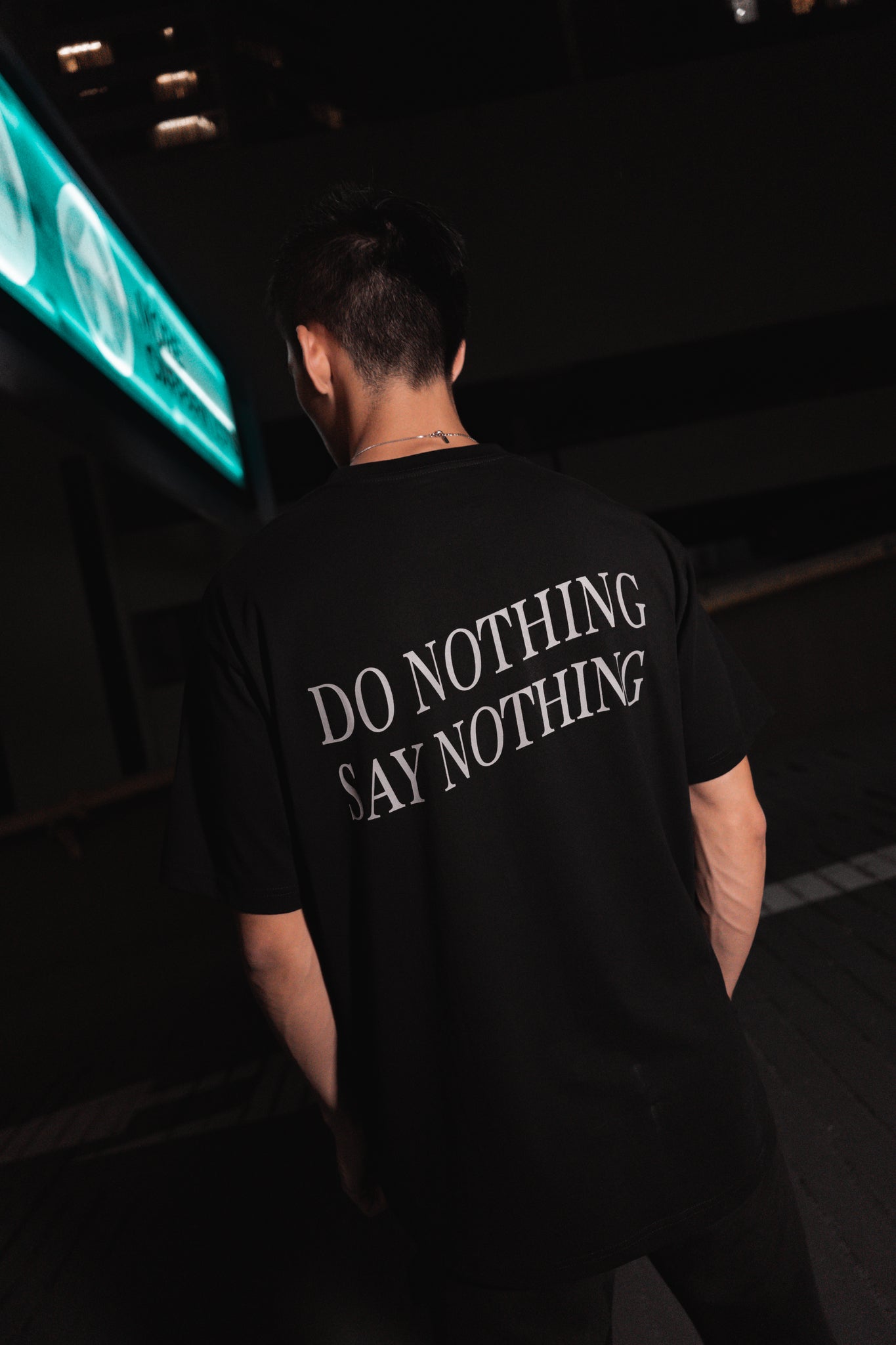 dnsn. classic oversized tee (black)